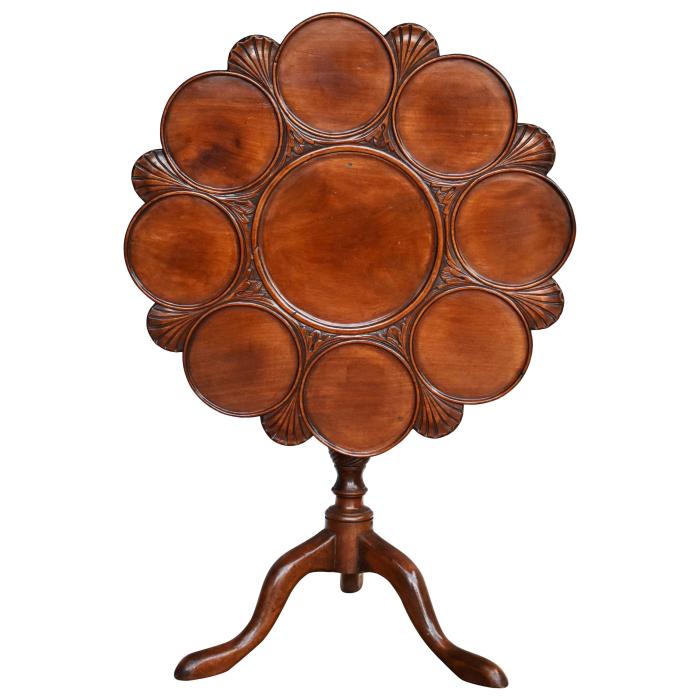 George III Mahogany Tilt-Top Tripod Table at 1stDibs